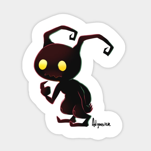 Shadow Sticker by G3ny